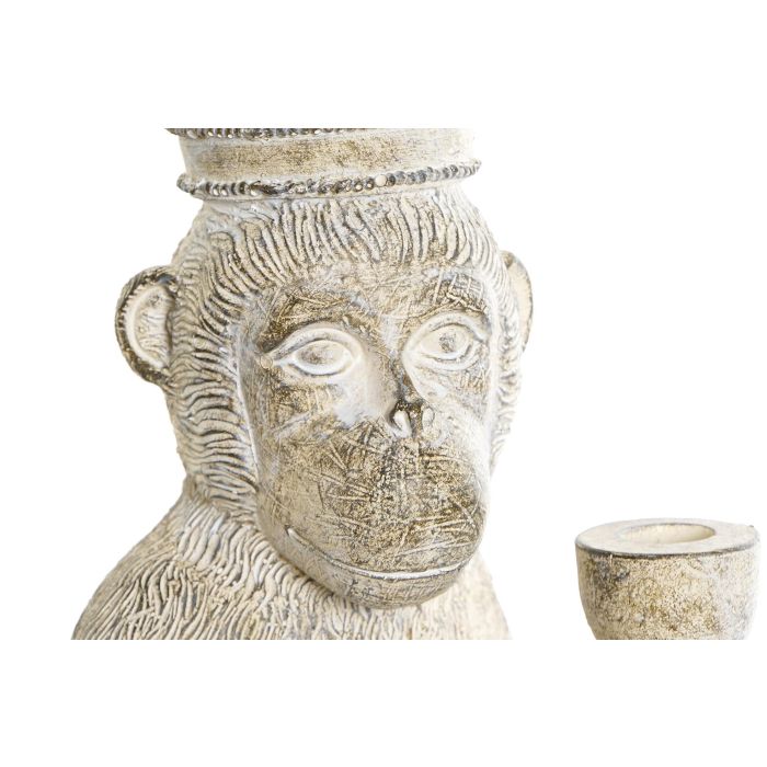 Figura Tropical DKD Home Decor Blanco 15 x 30 x 16 cm 1 Figura Tropical DKD Home Decor Blanco 15 x 30 x 16 cm 1