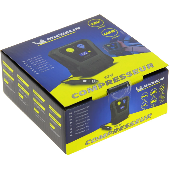 Michelin Mini Compresor Digital 12V 3.5 Bares 4 Michelin Mini Compresor Digital 12V 3.5 Bares 4