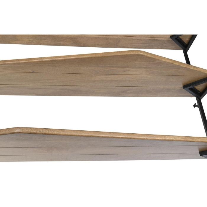 Estantería DKD Home Decor Negro Natural Metal Madera de mango 150 x 40 x 181 cm 2 Estantería DKD Home Decor Negro Natural Metal Madera de mango 150 x 40 x 181 cm 2