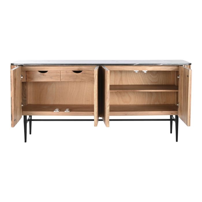 Buffet Moderno DKD Home Decor Negro Natural 40 x 80 x 170 cm 3 Buffet Moderno DKD Home Decor Negro Natural 40 x 80 x 170 cm 3