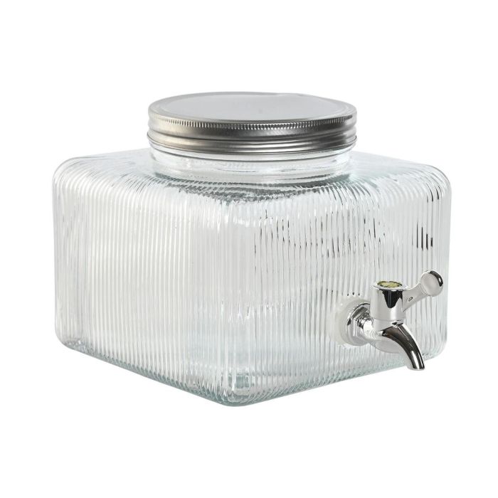 Dispensador de Agua Home ESPRIT Transparente Metal Silicona Cristal ABS 3,5 L 19 x 25 x 16 cm 0 Dispensador de Agua Home ESPRIT Transparente Metal Silicona Cristal ABS 3,5 L 19 x 25 x 16 cm 0