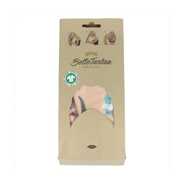 Belle Turban Turbante Tropical - Secado rápido, suave, reduce encrespamiento y evita daños al cabello