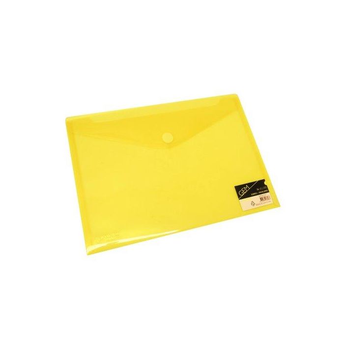 Dosier Sobre Databank Pp Velcro A4 Amarillo (Set de 12)