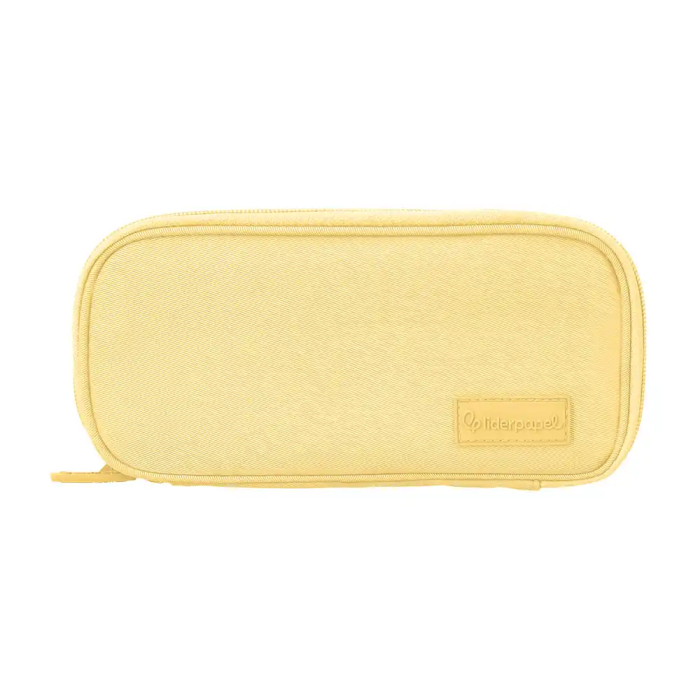 Liderpapel Estuche Portatodo Funky 3 Cremalleras con Aperturas Laterales Amarillo Rosa Lila 220x100x65 mm 2