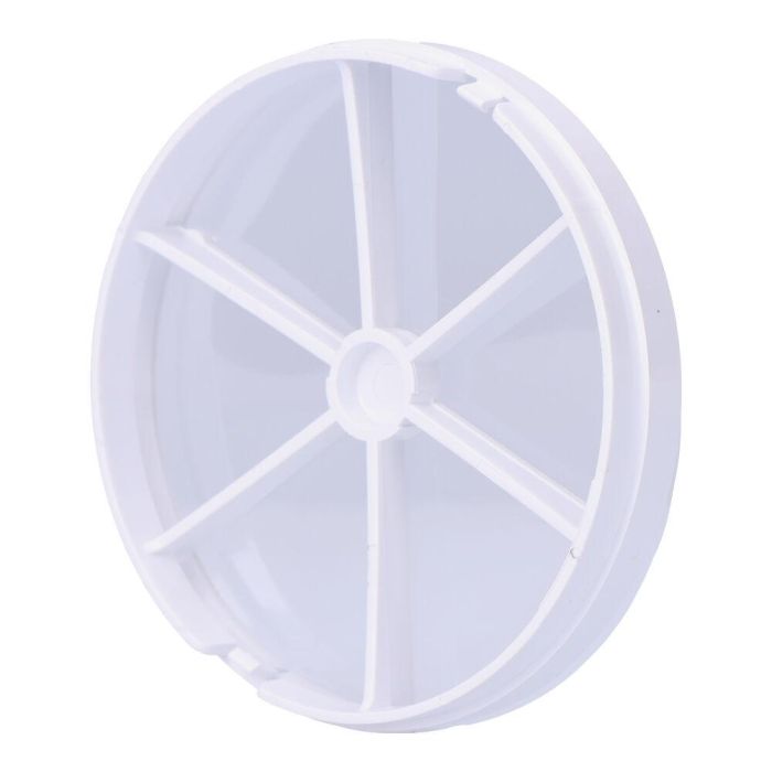 Edm Válvula Antirretorno Extractor 08413 Ø10cm Blanco Plástico 1