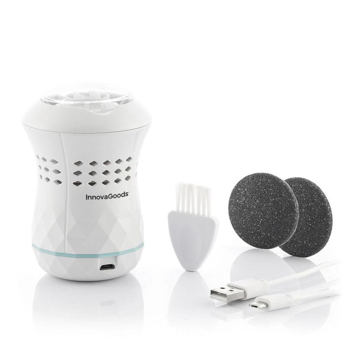 Lima de Pedicura Recargable con Aspirador Integrado Sofeem InnovaGoods 3 Lima de Pedicura Recargable con Aspirador Integrado Sofeem InnovaGoods 3