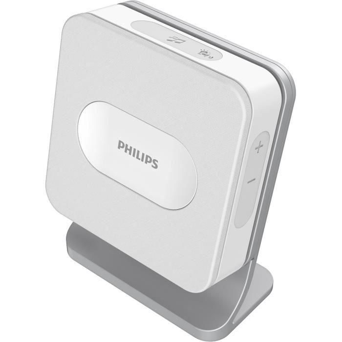 Timbre inalámbrico Philips - Welcome Bell 300 Basic - Alcance de 300 m - 4 tonos de llamada de alta calidad 2 Timbre inalámbrico Philips - Welcome Bell 300 Basic - Alcance de 300 m - 4 tonos de llamada de alta calidad 2