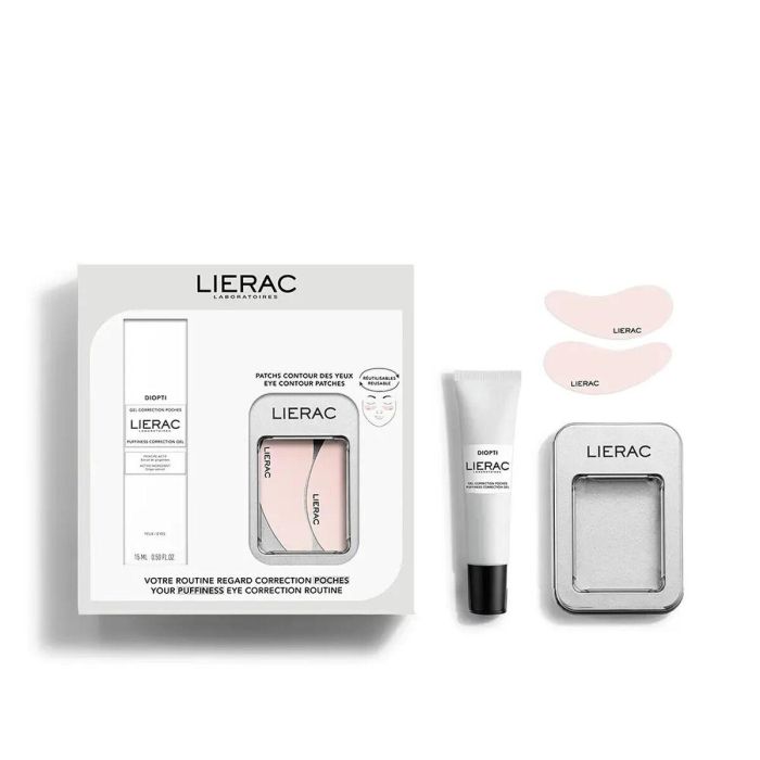 Lierac Diopti Rutina Gel Corrector de Bolsas - Tratamiento para contorno de ojos con extracto de jengibre, 2 piezas Lierac Diopti Rutina Gel Corrector de Bolsas - Tratamiento para contorno de ojos con extracto de jengibre, 2 piezas