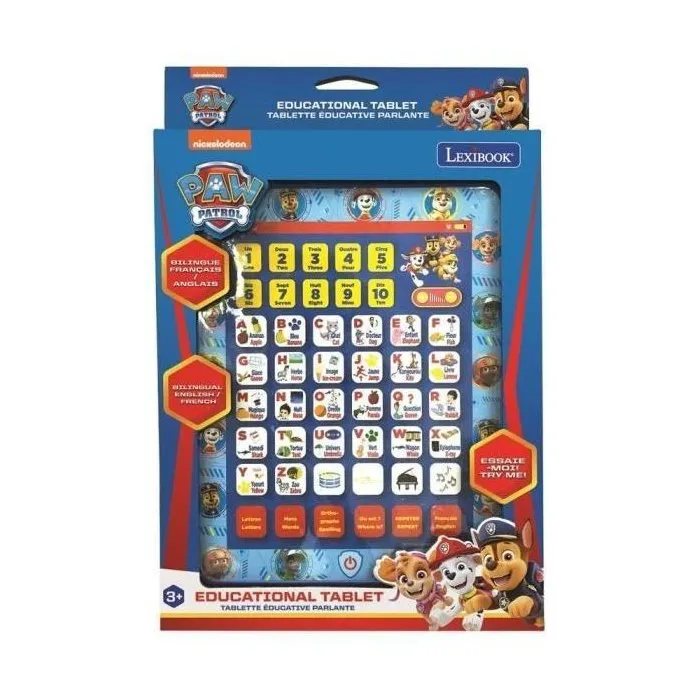 Lexibook Tableta Educativa Bilingüe Paw Patrol (Inglés / Francés) Pantalla Táctil para Niños Pequeños 4