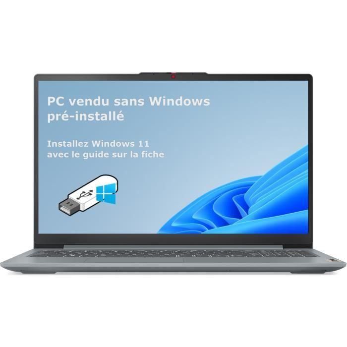 Portátil Lenovo ultradelgado 15 82XB006UFR | 15'' FHD 250N - Intel Core i3-N305 - 8GB RAM - 512GB SSD - Sin Windows - AZERTY 1 Portátil Lenovo ultradelgado 15 82XB006UFR | 15'' FHD 250N - Intel Core i3-N305 - 8GB RAM - 512GB SSD - Sin Windows - AZERTY 1