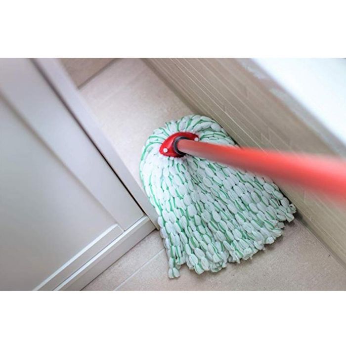 Vileda Fregona de Recambio Microfibra Eco para Limpieza de Suelos - Color Verde, 1 Unidad 1