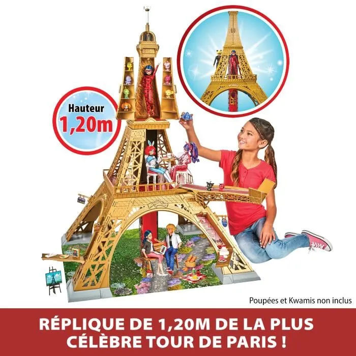 Miraculous Playset de Lujo Paris BAN3701405822958 Más de 1,20 m con Accesorios