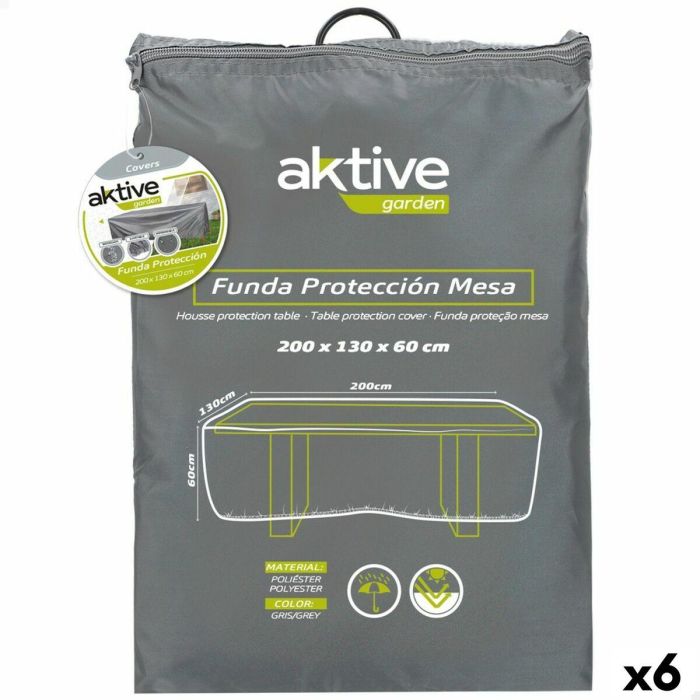 Funda Protectora Aktive Mesas 200 x 60 x 130 cm (6 Unidades) 3