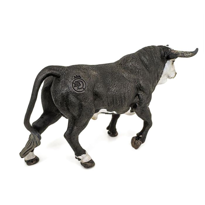 DEQUBE Figura Réplica Toro Bravo Cara Blanca Trotando a Escala, Pintada a Mano con Máximo Detalle, +3 años 4 DEQUBE Figura Réplica Toro Bravo Cara Blanca Trotando a Escala, Pintada a Mano con Máximo Detalle, +3 años 4