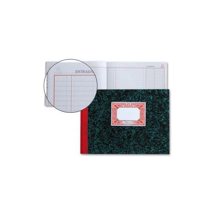 Miquelrius 3087 - Cuaderno de cartón Cuarto apaisado, 100 hojas, 70 g/m², entrada y salida