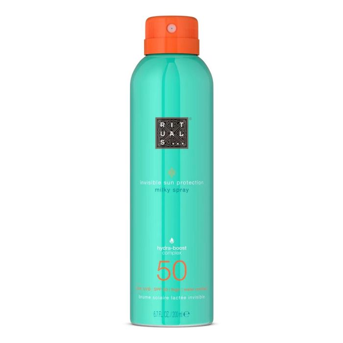 Rituals The Ritual of Karma Protector Solar Corporal Facial Leche Spray SPF 50 200ml - Rápida Absorción, Resistente al Agua