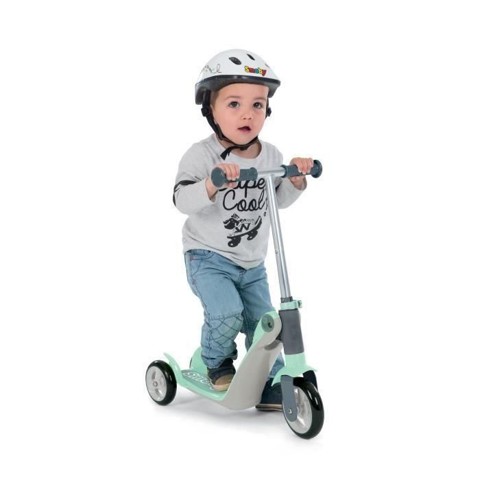 Smoby SMO750615 Patinete Draisiana Reversible 2 en 1 Transformable en Patín de 3 Ruedas 2
