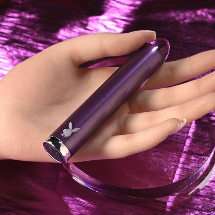 Vibrador Playboy Playboy Morado 14 Vibrador Playboy Playboy Morado 14