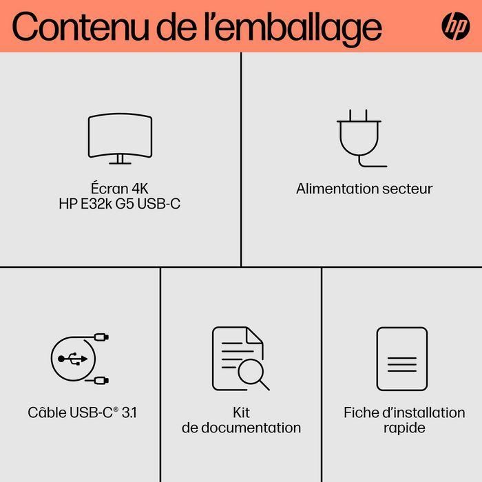HP E32k G5 Monitor 4K USB-C de Alta Precisión. Pantalla con Visuales Increíbles, Máxima Productividad y Flexibilidad. 11 HP E32k G5 Monitor 4K USB-C de Alta Precisión. Pantalla con Visuales Increíbles, Máxima Productividad y Flexibilidad. 11