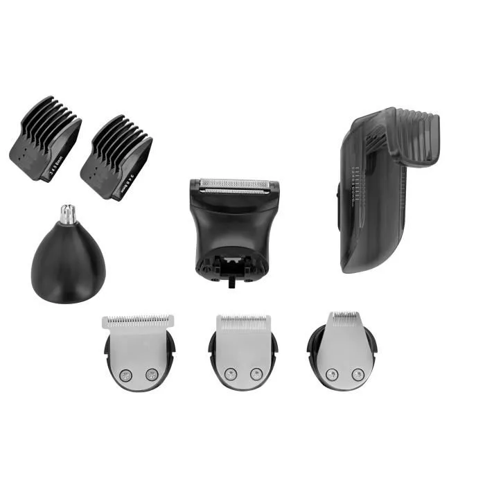 THE BARB' XPERT 6047 Recortadora 5 en 1 Multifunción con afeitadora de láminas para barba - THE3700206760476