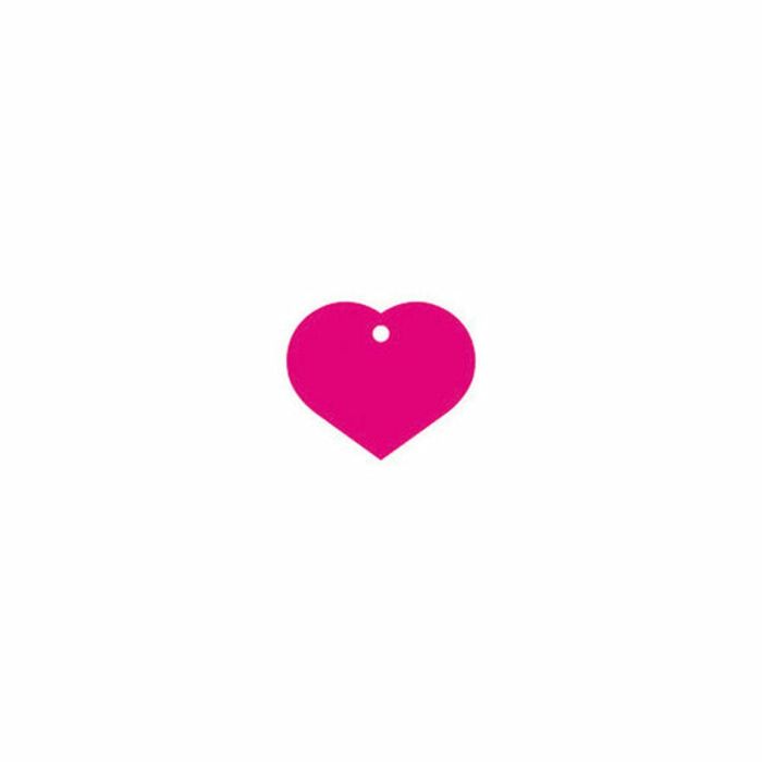 Placa identificativa Imarc Heart Rosa 1