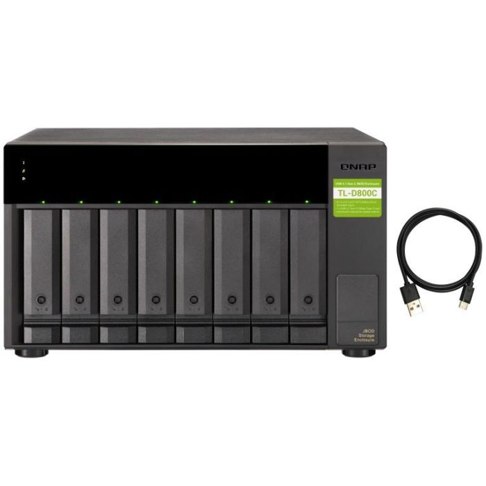 Qnap Servidor NAS TL-D800C 8 Bahías USB 3.2 Gen 2 1
