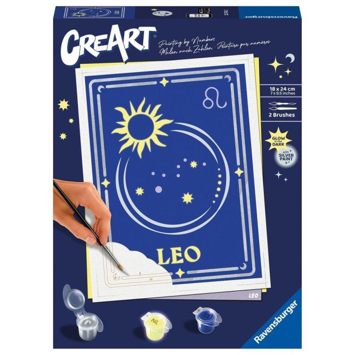 Ravensburger Kit Pintar Con Números Creart Serie Trend D Zodiac: Leo