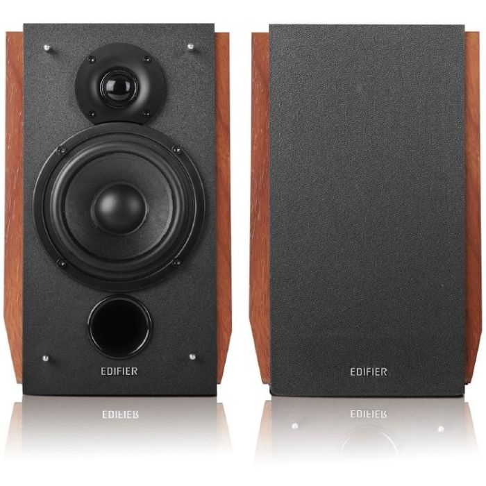 Edifier Altavoces de Estantería R1700BTs 2.0 Bluetooth 5.0, 66W RMS, Inalámbricos, Madera/Negro