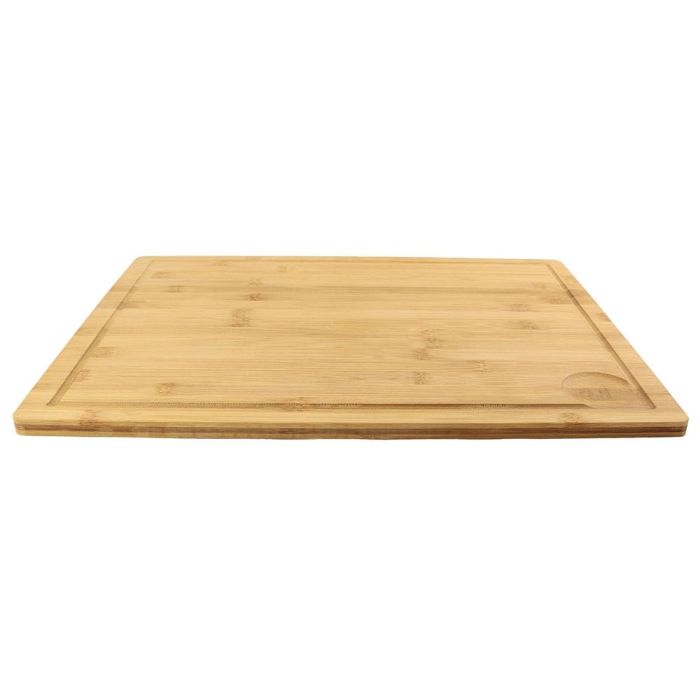Cook Concept Tabla Cortar Bambú con Ranura 45x34 cm Profesional Antideslizante 2