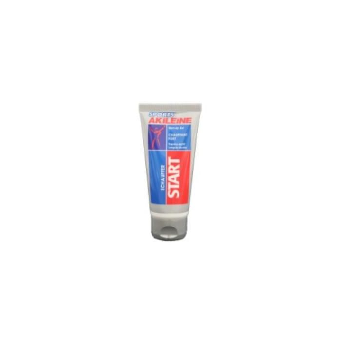 AKILEINE Start Gel Efecto Calor Fuerte 75ml – Calentamiento dinámico, activa microcirculación, reduce heridas, evita desgarros musculares