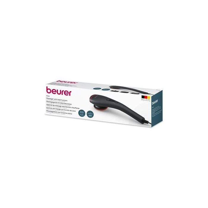Beurer Bastón de Masaje Vibratorio con Infrarrojos y 3 Cabezales Intercambiables - Negro 3 Beurer Bastón de Masaje Vibratorio con Infrarrojos y 3 Cabezales Intercambiables - Negro 3