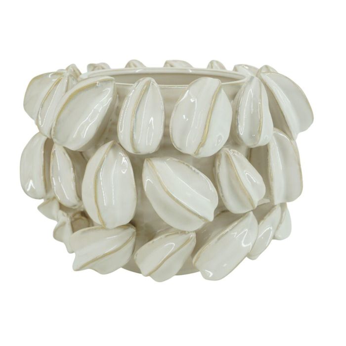 DKD Home Decor Centro de Mesa Tropical de Gres Blanco Verde Carambola 30x30x19 cm 0 DKD Home Decor Centro de Mesa Tropical de Gres Blanco Verde Carambola 30x30x19 cm 0