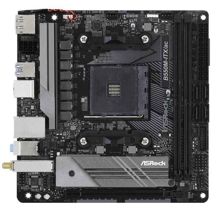ASRock B550M-ITX/ac Placa Base AM4 mITX con HDMI/DP y soporte DDR4 1