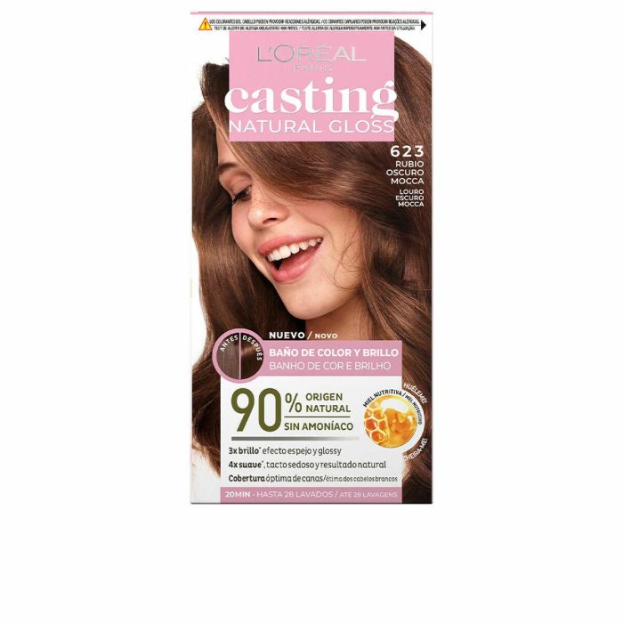 L'Oréal Paris Casting Natural Gloss - Tinte de Pelo con Brillo Natural, 180 ml L'Oréal Paris Casting Natural Gloss - Tinte de Pelo con Brillo Natural, 180 ml