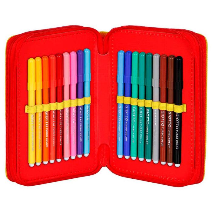 KARACTERMANIA Plumier Iron Man Marvel Estuche Escolar Completo con 3 Compartimentos, Bloc de Notas, Regla, Sacapuntas, Goma, Lápiz, 2 Bolígrafos, 18 Lápices y 18 Rotuladores 2 KARACTERMANIA Plumier Iron Man Marvel Estuche Escolar Completo con 3 Compartimentos, Bloc de Notas, Regla, Sacapuntas, Goma, Lápiz, 2 Bolígrafos, 18 Lápices y 18 Rotuladores 2