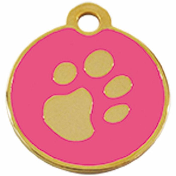 Placa identificativa para collar Imarc Circle Rosa Dorado 1 Placa identificativa para collar Imarc Circle Rosa Dorado 1