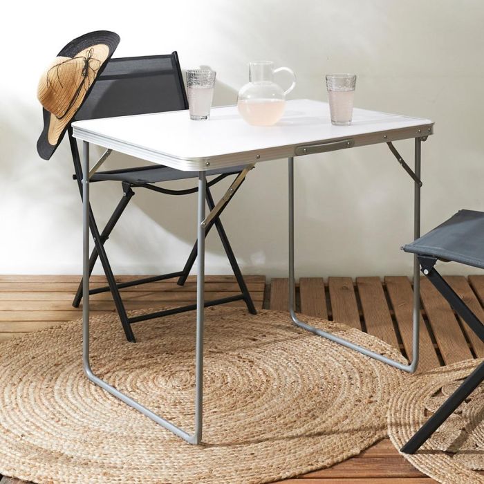 Mesa Plegable Blanca Home Deco Factory 80x60 cm 1 Mesa Plegable Blanca Home Deco Factory 80x60 cm 1