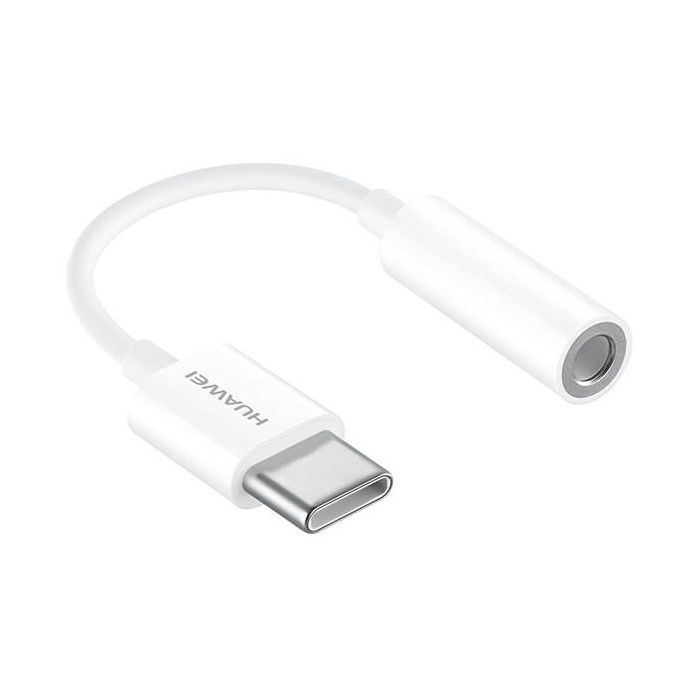 Huawei AM20 / CM20 Adaptador USB Tipo-C a 3.5mm Blanco - Conectores Macho 0 Huawei AM20 / CM20 Adaptador USB Tipo-C a 3.5mm Blanco - Conectores Macho 0