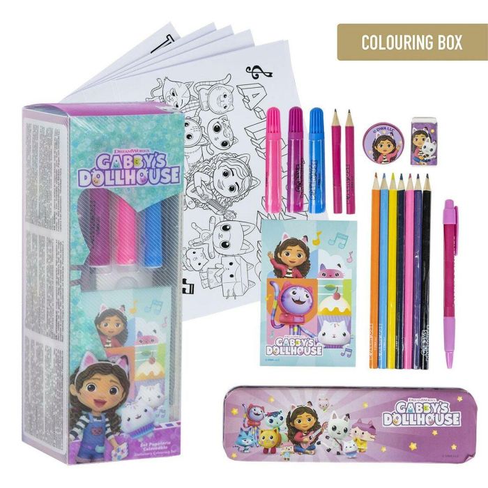 Set papelería coloreable gabby´s dollhouse 11.0 x 24.0 x 9.5 cm 4 Set papelería coloreable gabby´s dollhouse 11.0 x 24.0 x 9.5 cm 4