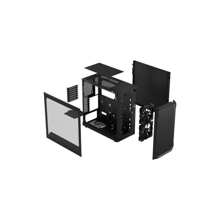 Fractal Design FD-C-FOC2A-01 Focus 2 Caja de PC Negra para ATX, Micro-ATX, Mini-ITX 11