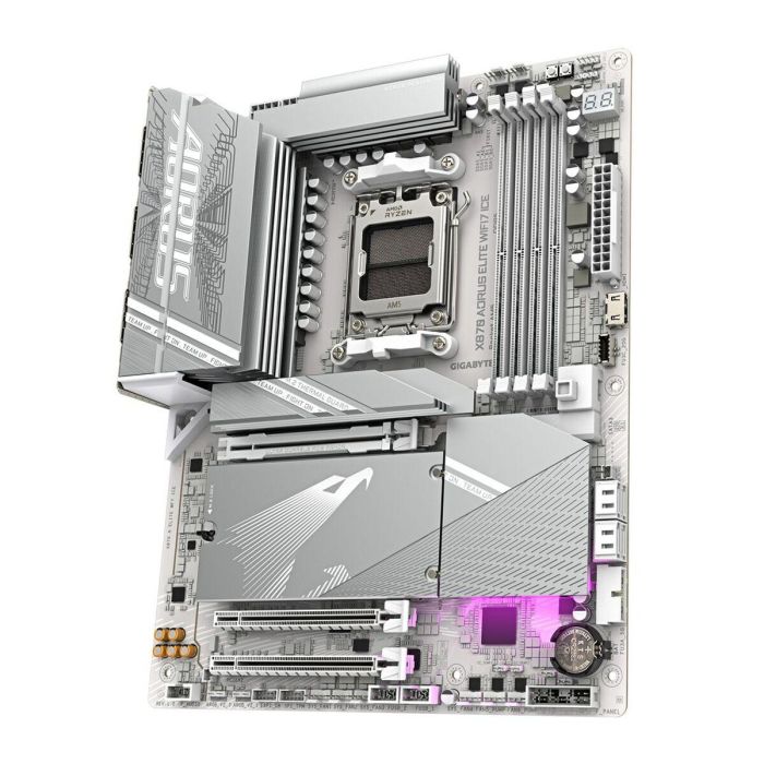 Placa Base Gigabyte X870 AORUS ELITE WF7 ICE AMD AM5 AMD X870 2