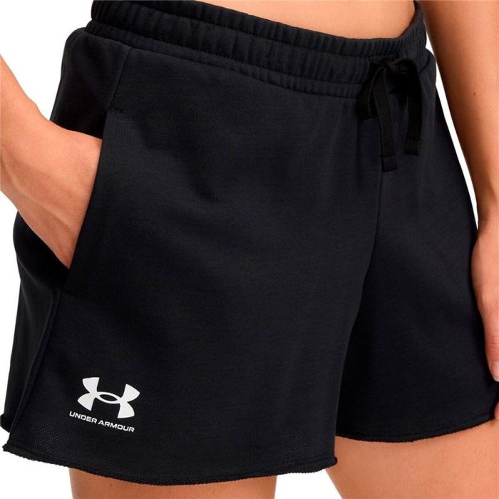 Pantalones Cortos Deportivos para Mujer Under Armour Rival Terry Short Negro 2-3 Años 1