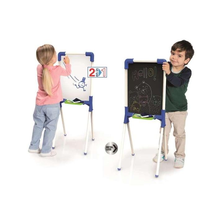 Pizarra junior reversible 37x32x85 cm incluye 12 piezas 7 Pizarra junior reversible 37x32x85 cm incluye 12 piezas 7