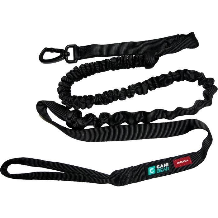 Correa de tracción para perros - INTENSIA - XL - 2,4 m - Perro +25 kg - Negro 1 Correa de tracción para perros - INTENSIA - XL - 2,4 m - Perro +25 kg - Negro 1