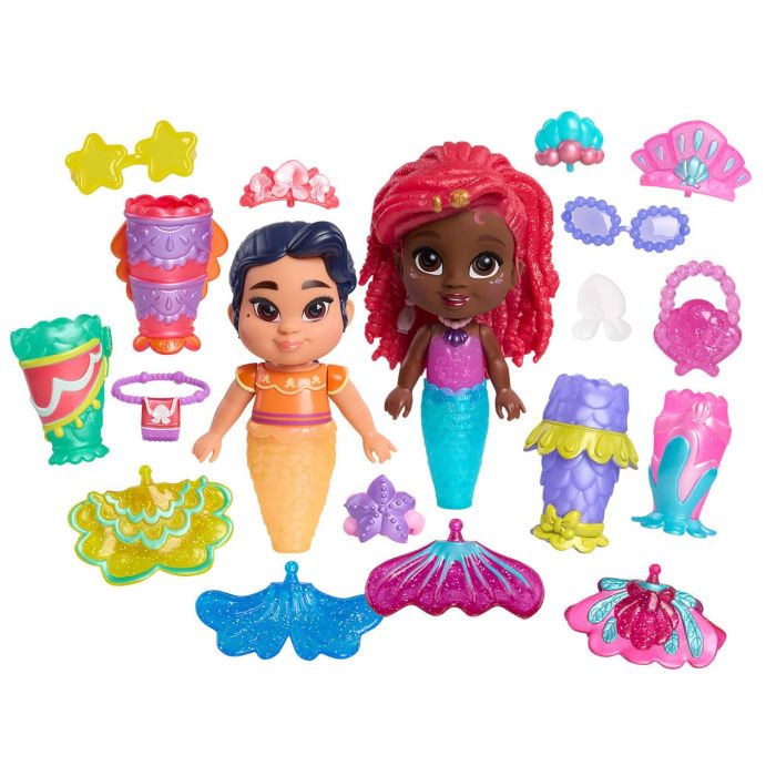 Set Muñecas Ariel Junior Pop Tails Deluxe 39922 Just Play Set Muñecas Ariel Junior Pop Tails Deluxe 39922 Just Play