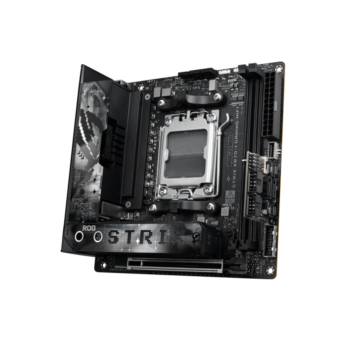 ASUS ROG STRIX X870-I Gaming WiFi Placa Base, Socket AM5, Compatible AMD Ryzen 7000/8000/9000 Series, DDR5, Mini ITX 2