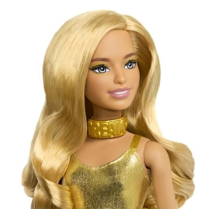 Barbie-Fashionistas 222-Muñeca con pelo rubio ondulado HRH19 4