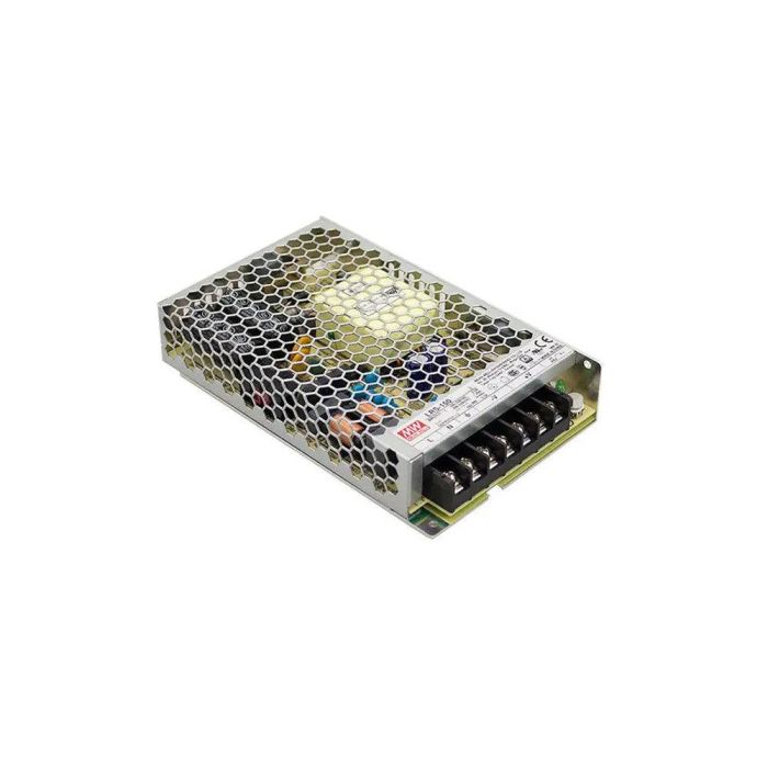 MEANWELL LRS-150-24 Transformador Fuente de Alimentación Conmutada 156W 24V DC 6.5A, Entrada AC 85-264V Seleccionable por Switch, Aislamiento 3750VAC