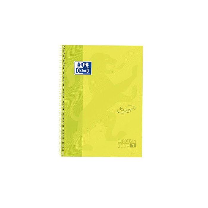 Bloc Oxford Touch Eu.Book 1 Micro.Tapa Extra A4+ 80H Horiz. 90G  Lima 5 unidades