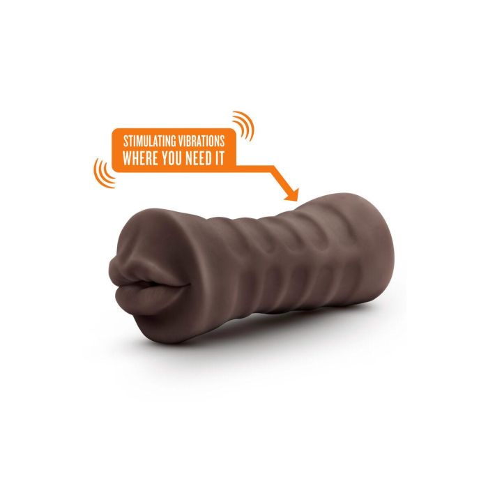 Masturbador Masculino Blush Hot Chocolate Heather Marrón 3 Masturbador Masculino Blush Hot Chocolate Heather Marrón 3